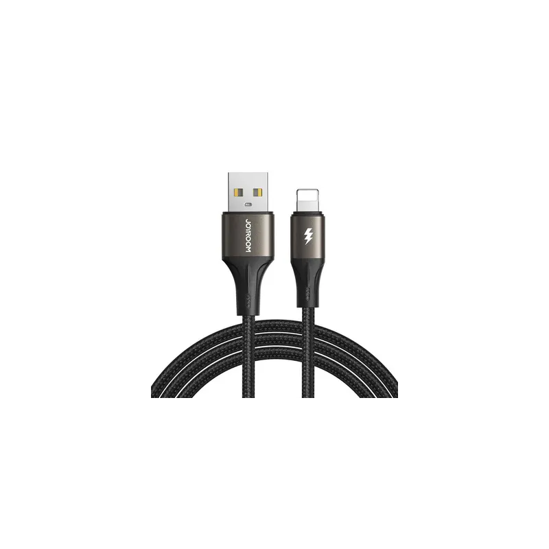 Cable USB to Lightning Joyroom SA25-AL3 / 3A / 1.2m (black)